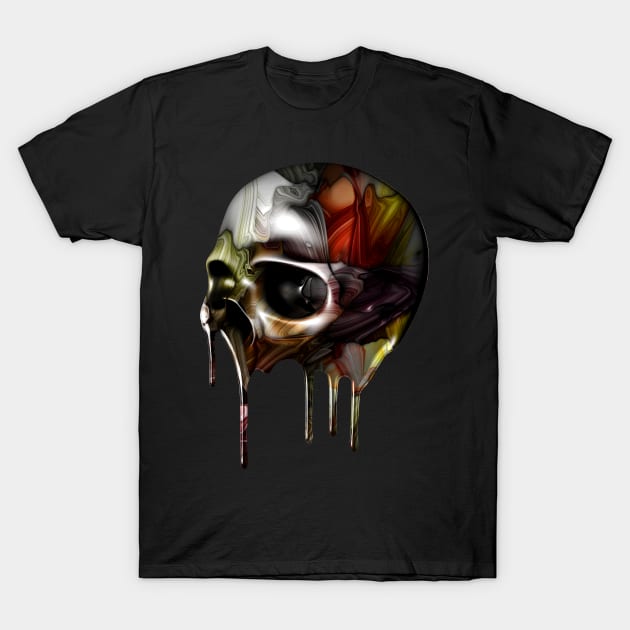 Syrupy Skull T-Shirt by JoeConde